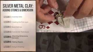 Metal Clay Adding Gemstones and Dimension by Patrik Kusek [upl. by Lorraine]