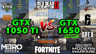 GTX 1050 Ti vs GTX 1650 Super  12 Games Tested  Side by Side  Benchmarks [upl. by Seroka]