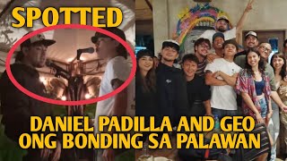 DANIEL PADILLA AND ONG FAMILY BONDING SA PALAWAN KASAMA ANG CAST Ng TELESERYE NA INCOGNITO [upl. by Kcirrej]