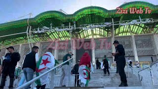 Ambiance Avant Le Match De L’équipe Nationale Avec Liberia Au Stade Hocine Ait Ahmed De TiziOuzou … [upl. by Ollopa268]