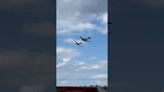 C47’s flyby airshow warbirds [upl. by Lottie]