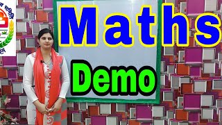 Maths Nvs teacher Demo class  Maths demo lesson plan  PD Classes [upl. by Adamok]