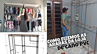 DIY  Como montar uma PRATELEIRA INCRÍVEL usando tubos de PVC  economize e organize sua casa [upl. by Vanny644]