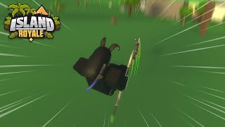 Sliding in Island Royale Goes Crazy Roblox [upl. by Nelubez]