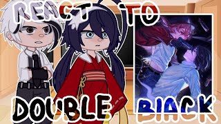 BSD react Bungou stray dogs react to Double BlackSoukokuGacha Club [upl. by Sllew]