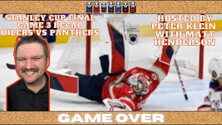 Oilers vs Florida Panthers Cup Final Game 3 Analysis  June 13 2024  Game Over Edmonton [upl. by Danielson]