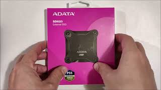 ADATA SD620 external SSD  unboxing [upl. by Annoyed]