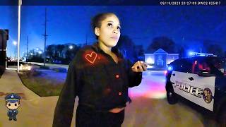 Extremely Racist Woman Spits in Cops Face After He Tried to Help [upl. by Giverin664]