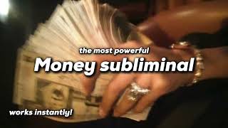 money subliminal  the audio that will make you rich  new formula wealth affirmations [upl. by Essirehc]