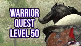 FFXIV 215 0247 Warrior Level 50 Quest  Artifact Gear [upl. by Jolee]