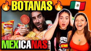 🇪🇸 ESPAÑOLAS REACCIONAN a BOTANAS MEXICANAS con VAGABOOM 🇲🇽 NO EXISTEN EN ESPAÑA [upl. by Yraeg]