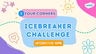 Four Corners Icebreaker Challenge  Back to School Classroom Activity  Twinkl USA [upl. by Cas]