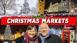 Best 4 Christmas Markets in Europe Strasbourg London Paris amp Bruges [upl. by Analra997]