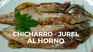 Chicharro Jurel al horno Receta casera tradicional [upl. by Spohr]