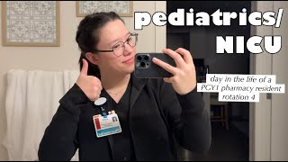 Day in the Life of a PGY1 Pharmacy Resident PediatricsNICU Rotation [upl. by Cody]