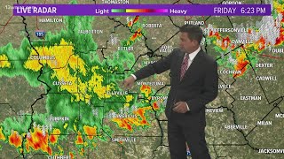 Active radar again for Saturday afternoon  Central Georgia weather [upl. by Annoyk790]