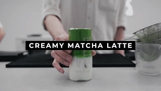 How To Make The Most Creamy Iced Matcha Latte [upl. by Yurt]