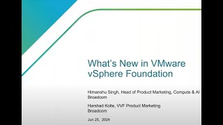 Whats New in VMware vSphere Foundation 52 [upl. by Ranitta]