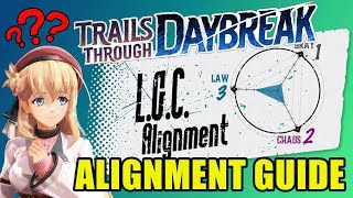 Trails Through Daybreak ALIGNMENT GUIDE  Law vs Gray vs Chaos Spoiler Free [upl. by Yssirhc386]