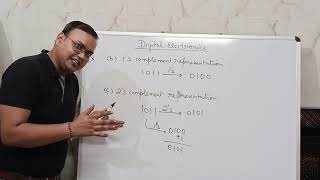 Basic Electronics  Number representation Ones Complement and Twos Complement [upl. by Ecissej]