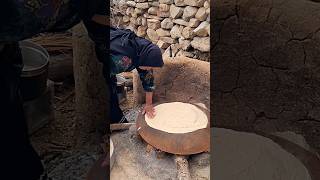 😋The shocking secrets of village breadan amazing way to bake the most delicious nomadic breadshort [upl. by Hawthorn]