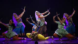 Rasa Leela in Brindavanam  Jaya Kalyanakrishnam  Sridevi Nrithyalaya  Bharathanatyam Dance [upl. by Euginomod309]