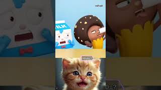 Milk is good ♥️🥛 trollcat3 short trollworld trollcat catvideos [upl. by Eixela]