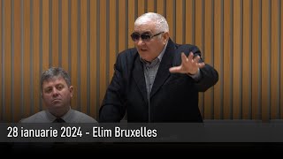 LIVE Elim Bruxelles  28 ianuarie 2024 dimineața [upl. by Lawrenson]