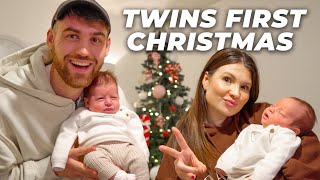 Christmas Prep Breastfeeding update amp Twins Turn 1 Month weekly vlog [upl. by Ydaj]