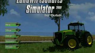 Landwirtschafts Simulator 2009  Menu mod by Gutek [upl. by Thaddus]