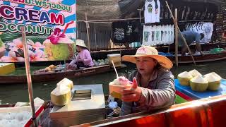 Damnoen Saduak Floating Market Thailand [upl. by Aneev]