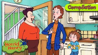 Henrys Haircut with Rabid Rebecca  Horrid Henry Compilation  Cartoons for Kids [upl. by Wilser928]