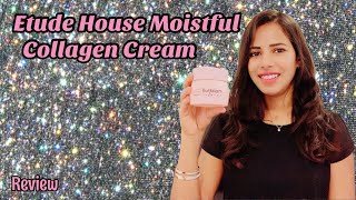 Etude House Moistful Collagen Cream Review  KBeauty [upl. by Negeam]