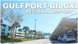 Gulfport Biloxi Regional Airport Driving Tour [upl. by Haiasi]