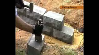 How to Cut Retaining Wall Blocks StepbyStep Instructions [upl. by Popper]