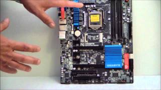 Gigabyte Z77XUD3H Motherboard Unboxing and Overview with i7 2600K Benchmarks [upl. by Sihun]