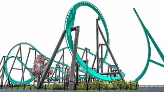 BampM Triple Launch Flying Coaster Concept – Mission Alpha 2021 reupload [upl. by Luckett316]