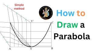 How to draw parabola in engineering drawing [upl. by Hiro]