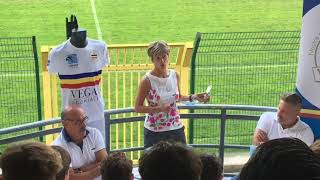 Verbania Calcio il discorso del Sindaco Silvia Marchionini ai nostri ragazzi [upl. by Noevart981]