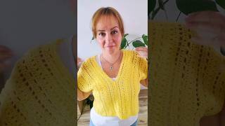 Crochet free pattern mesh top crochet blouse crochet crochettops crochettutorial [upl. by Odessa]