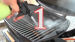 Ein Grillrost richtig sauber machen  Teil 1 Grillen mit dem Gasgrill [upl. by Ogilvy]