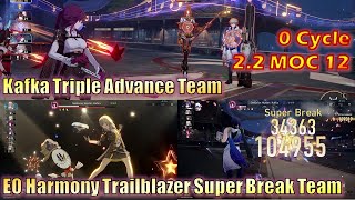 0 Cycle MOC 12 Kafka Triple Advance Robin Sparkle Bronya E0 HTB Super Break Team with Build [upl. by Pros44]