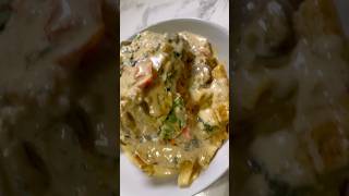 Salmon  Rigatoni Pasta  Weeknight Meal foryoupage salmonrecipes pastarecipes weeknightmeal [upl. by Oznerol694]