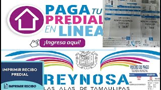 CÓMO SABER CUANTO DEBES DE PREDIAL O SÍ ESTÁS AL CORRIENTE EN REYNOSA 2022 [upl. by Ecirtnahc152]