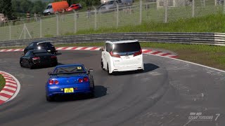 ALPHARD VS TROPHY VS R8 VS GTR R34 [upl. by Chandos]