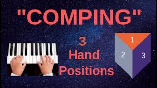 COMPING Three Hand Positions How to play chords in a band [upl. by Aicatsana]