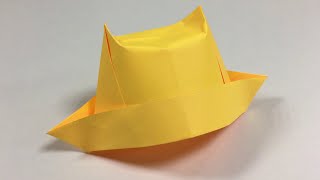 Faire un Chapeau en Papier  Chapeau origami [upl. by Ardis]