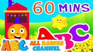 All Babies Channel  ABC Train Song  Nursery Rhymes For Children [upl. by Randa]