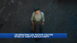 WATCH  Celebrating Lexington native Colton Ryan at Tonys watch party [upl. by Webber]