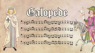 Galopede  Musica Calamus renaissance  medieval dance for reenactment larp [upl. by Ekram]